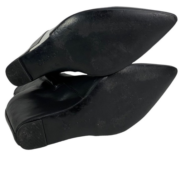 White striped black Calvin Klein wedges - Picture 3 of 4